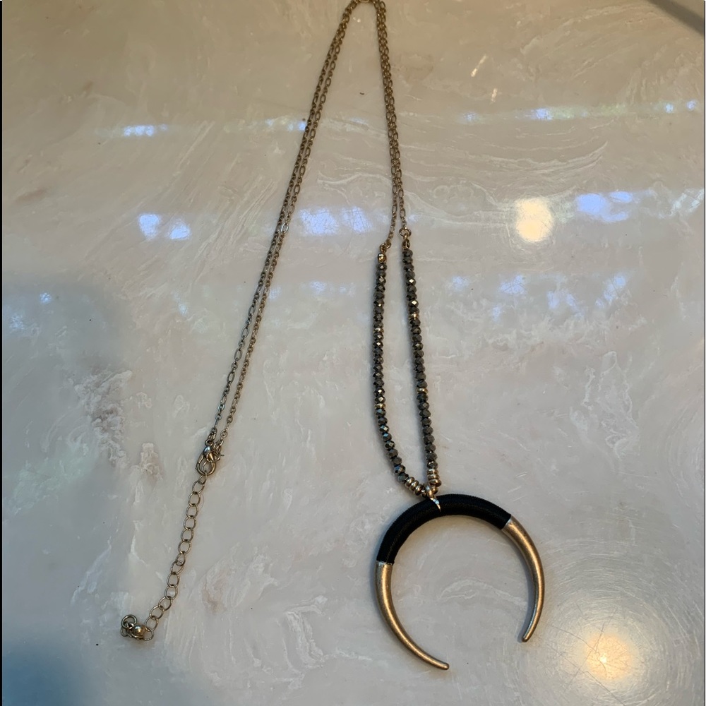 Black/Gold Necklace